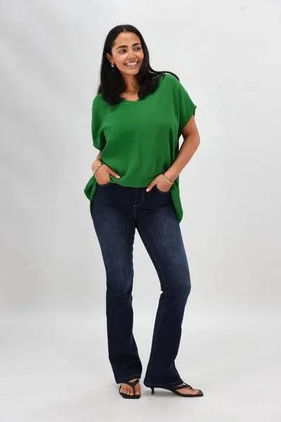 Shine On Label Sculpt Bootleg Jeans F...