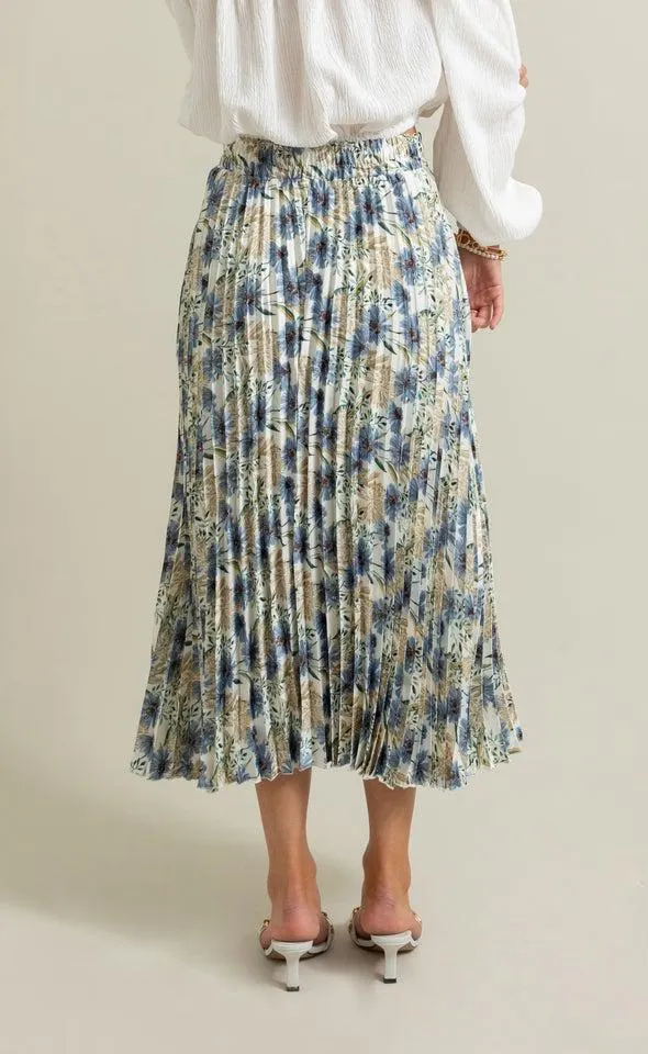 Printed Midi Skirt