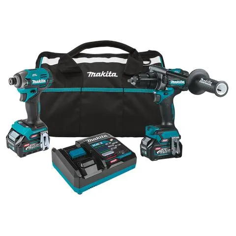 Makita XGT Cordless Hammer Drill & Impact Driver Brushless 40V 2.5Ah