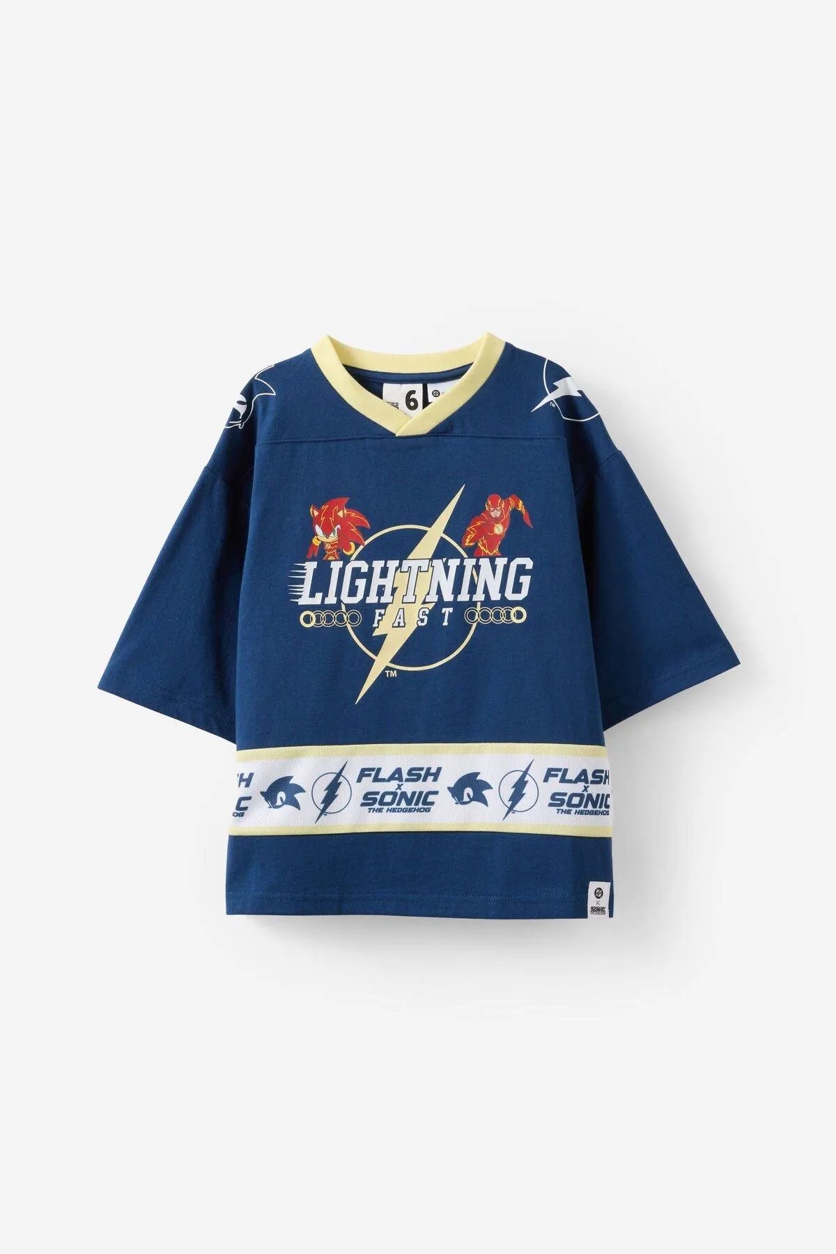 Sonic x DC Comics Short Sleeve Mesh Jersey