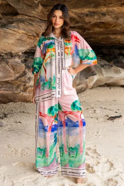 Long Pants Riviera Pink