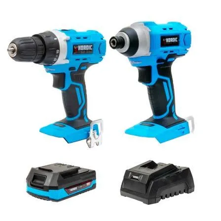 18v Li-ion Cordless Drill and Driver Kit