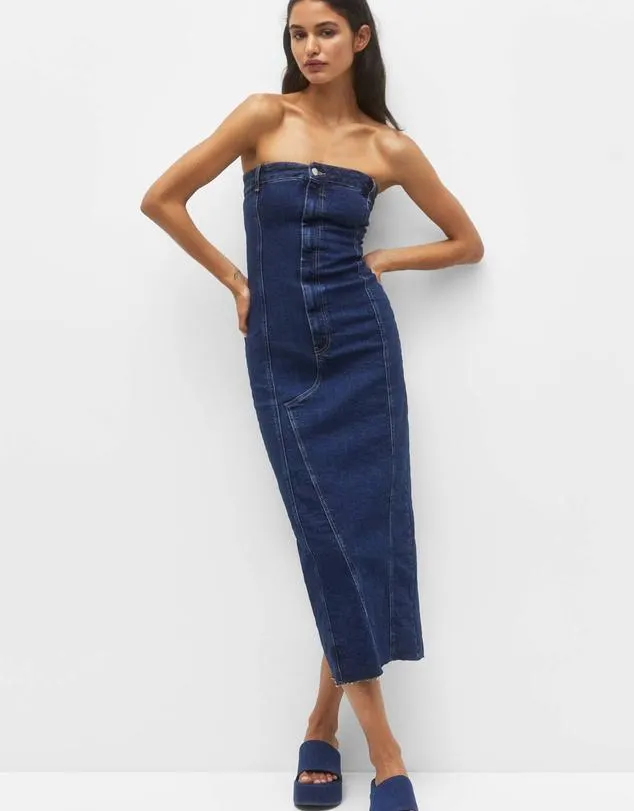 Denim Midi Dress