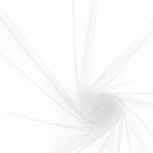Bridal Tulle Fabric, White- Width 300cm