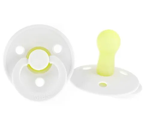 BIBS Dummies - 2 Pack - White