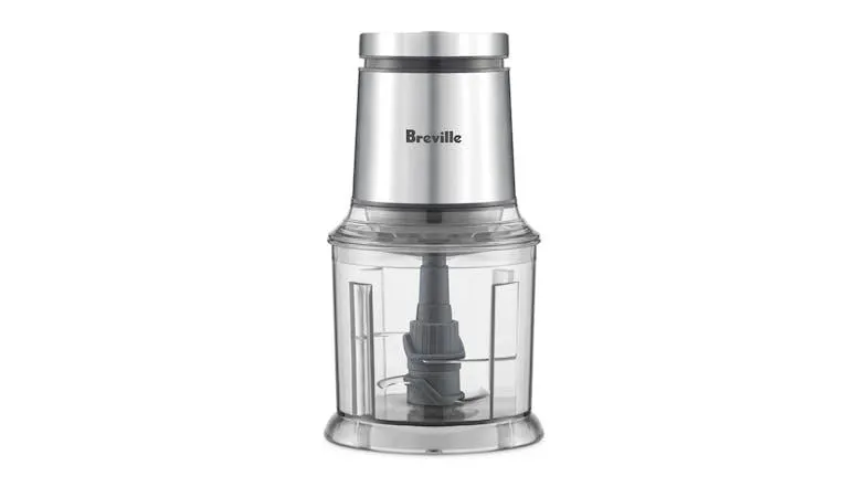 Breville the Mini Wizz Quad Blade 600ml Food Chopper - Brushed Stainless Steel (LFP150BSS)
