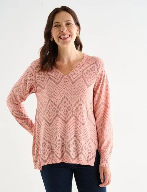 Line 7 Reflect Knitted Jersey, Light Orange