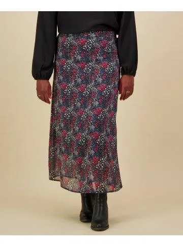 Women's Sheer Layer Skirt in Blooms