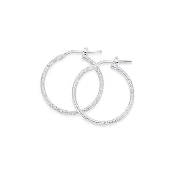 Sterling Silver 20mm Hoops