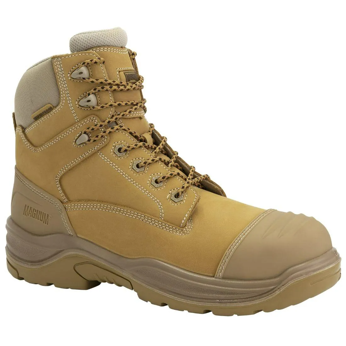 Site Max Boot Composite Toe CP Side Zip Waterproof Wheat 8