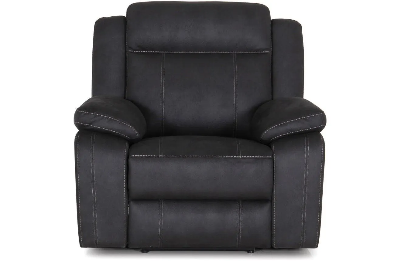 Vienna Fabric XL Recliner - Graphite
