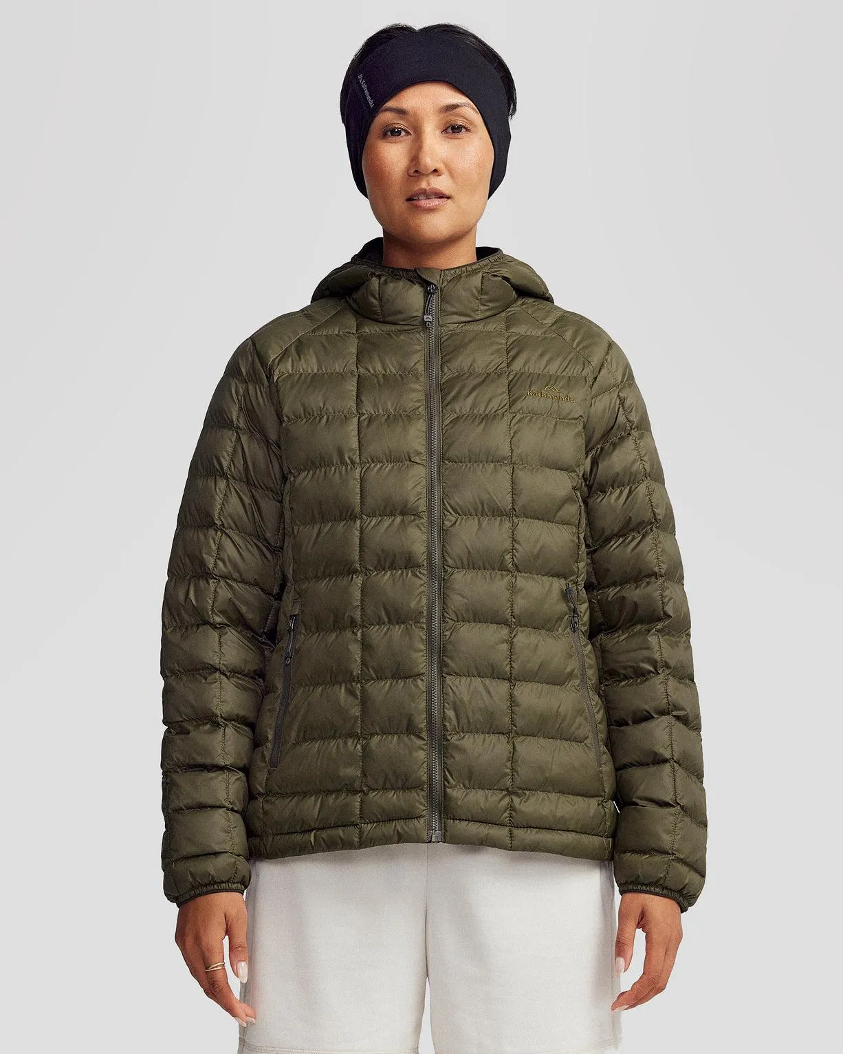 Women's Heli Insulated Hooded Jacket - Light Moss
