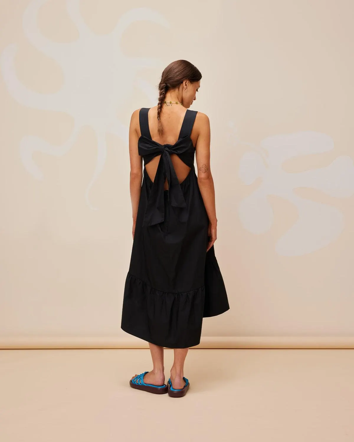 Margie tie-back dress