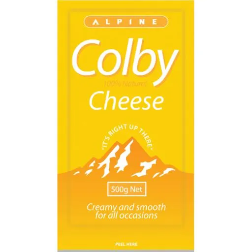 Alpine Cheese Colby 500g