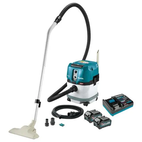 Makita XGT Cordless Dust Extractor Vacuum Brushless 15L 40V 4Ah