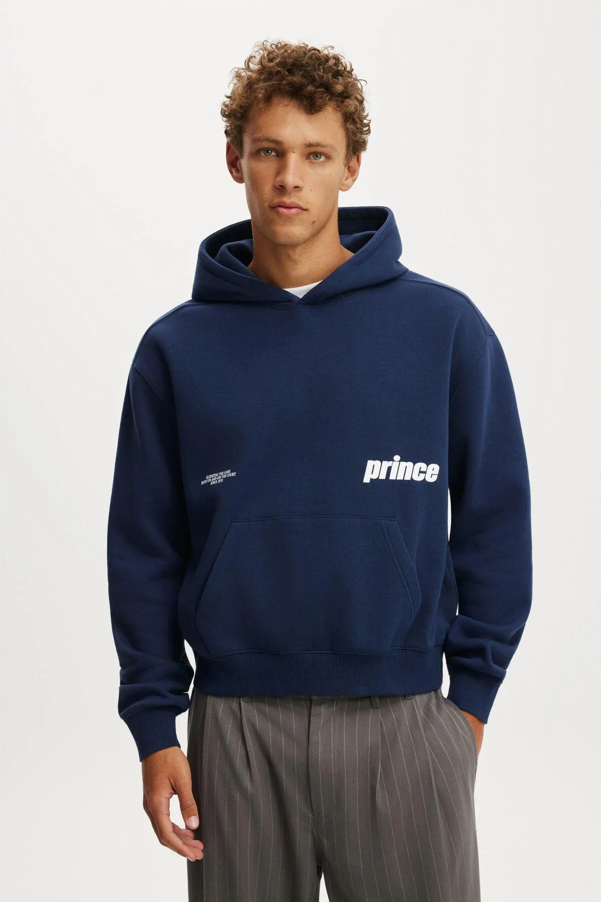 Cropped Fit Prince Hoodie