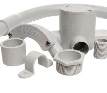 Conduit Box 20mm 3Way Circ Grey