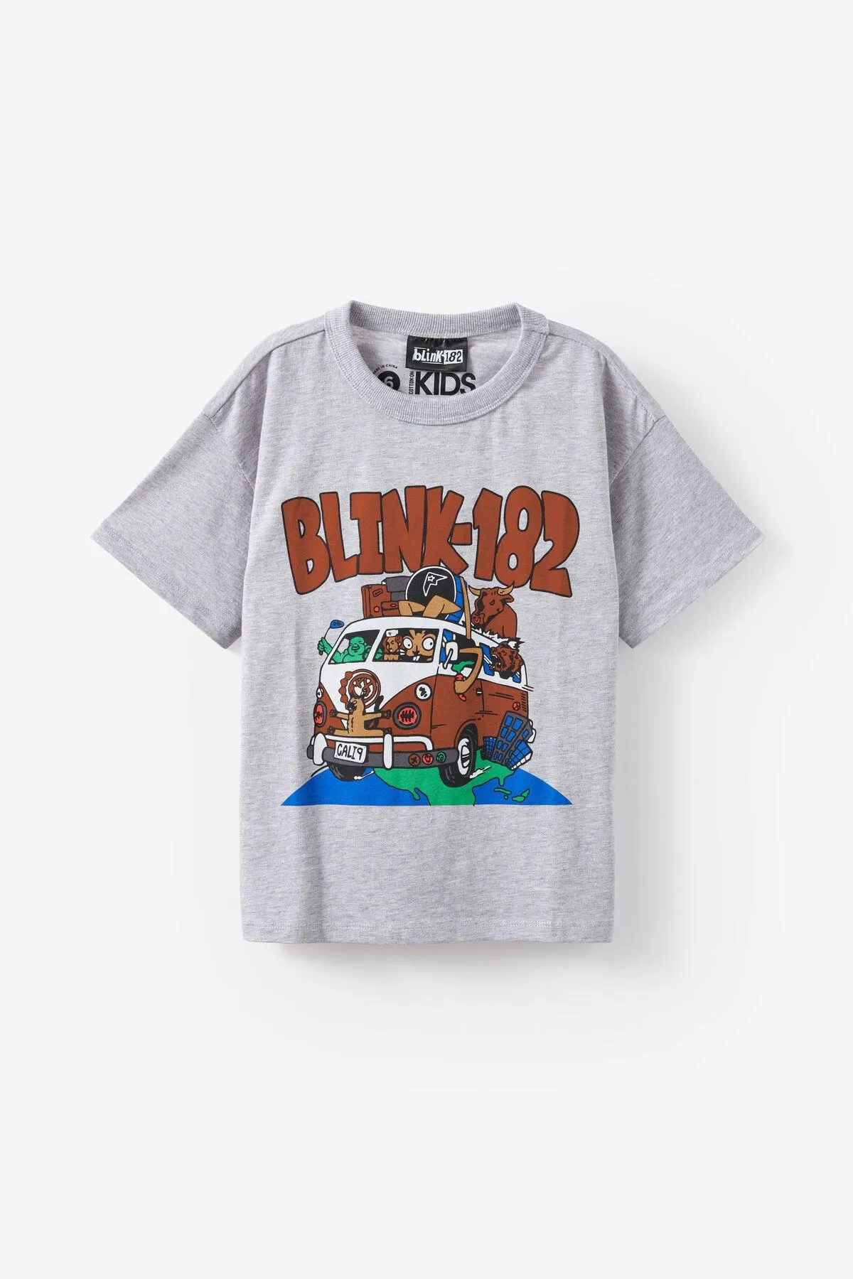 Blink-182 Drop Shoulder Short Sleeve Music Tee