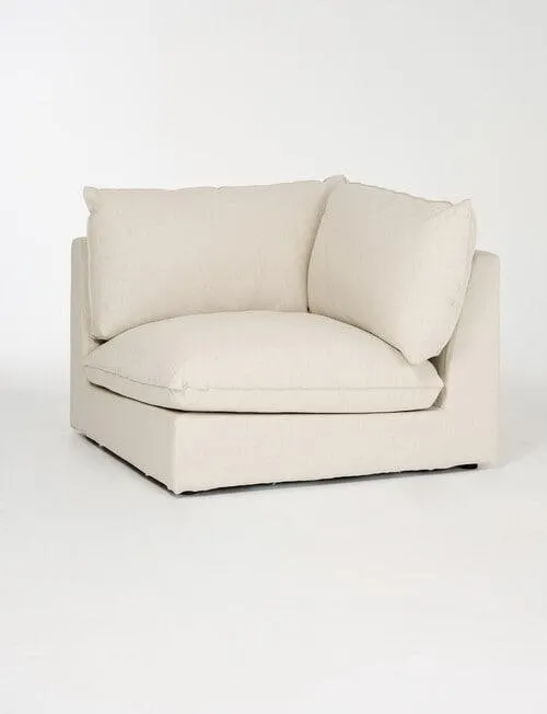 Marcello&Co Aspen Fabric Modular Corner, Natural
