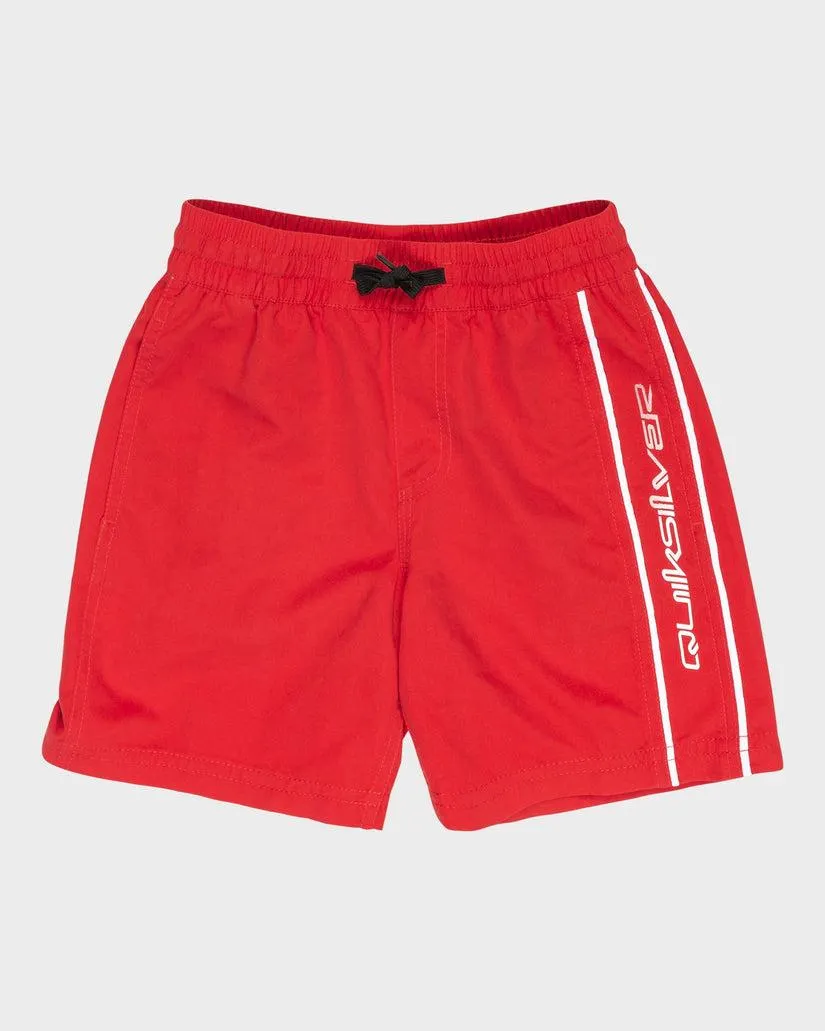 BOYS 2-7 VERT VOLLEY 13" SWIM SHORTS
