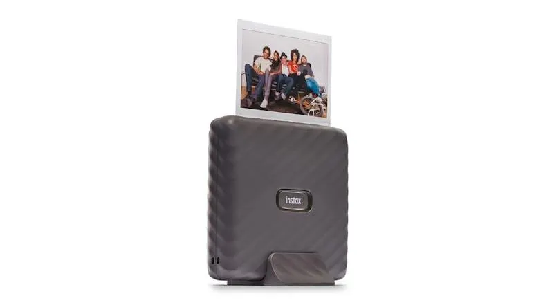 Instax Link WIDE 86mm x 108mm Photo Printer - Mocha Grey