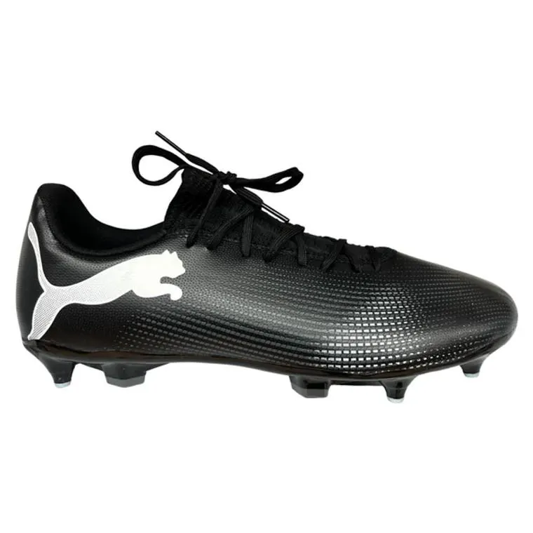 Puma Unisex Future 7 Play Soft Ground Boots Black/White