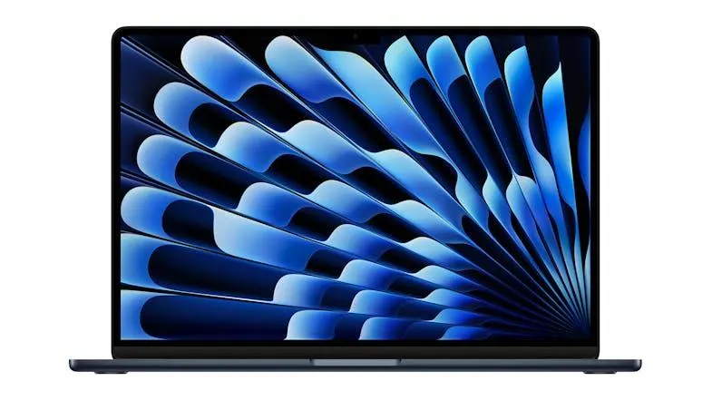 Apple MacBook Air 15" with M3 Chip 8-Core CPU/10-Core GPU 8GB-RAM 256GB-SSD - Midnight (2024)
