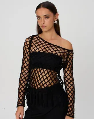 Crochet Long Sleeve Top