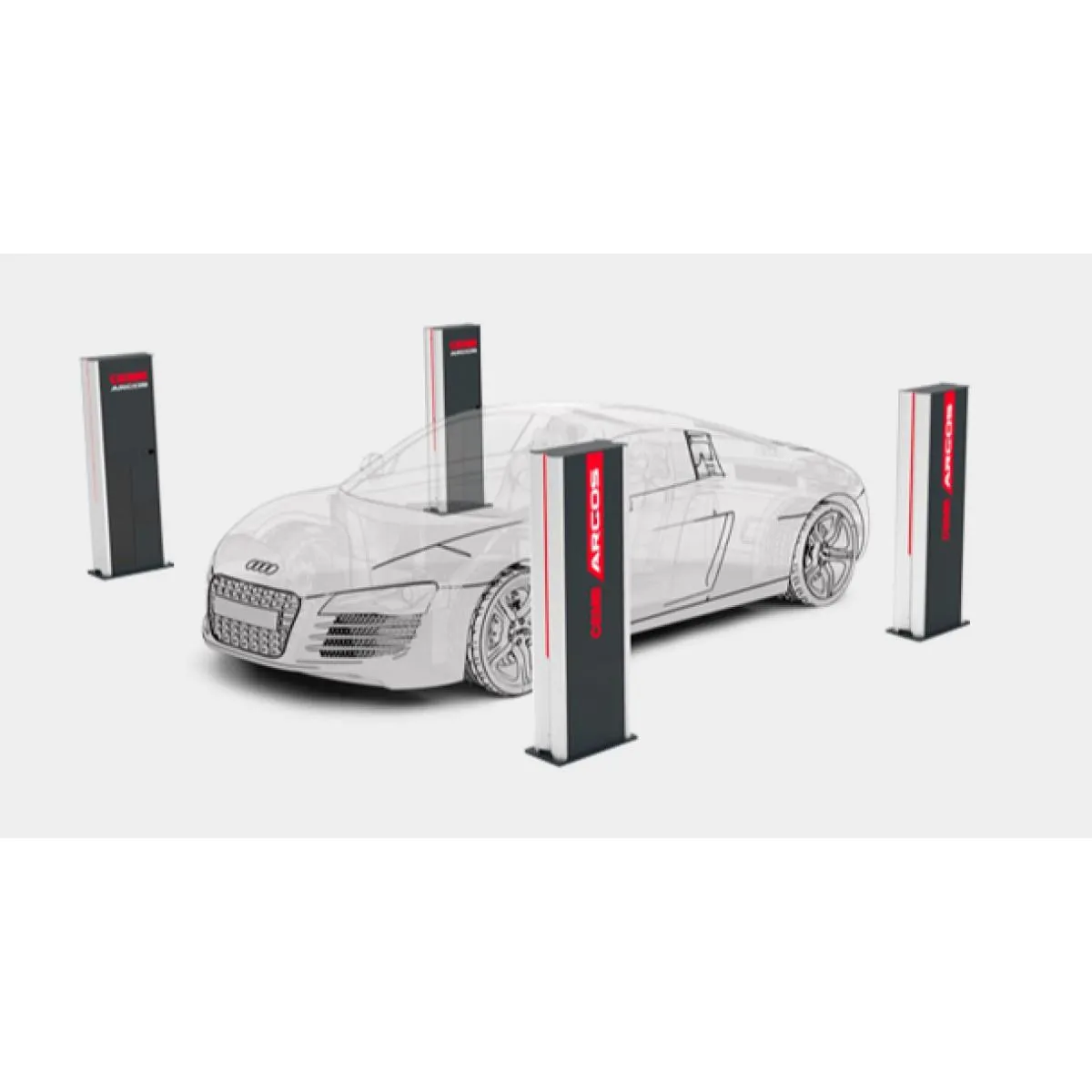 CEMB Argos FV 4 Column Wheel Alignment System