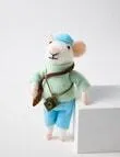 Christmas Shop Wool Ornament, Tourist Mouse