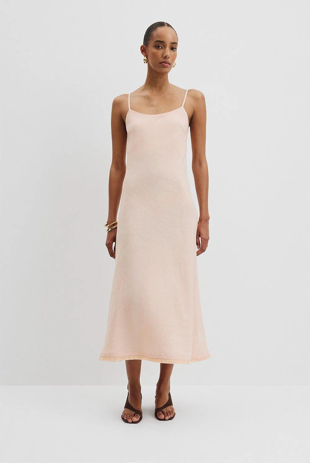 Organically Grown Linen Slip Dress