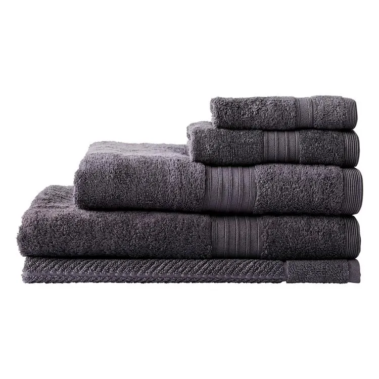KOO Egyptian Cotton Towel Collection Charcoal