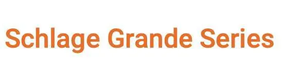 Schlage Grande Series 70mm B/S Latch