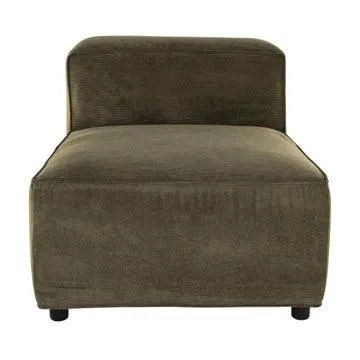 Abbot Modular Armless 1-Seat - Olive