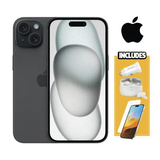 Apple iPhone 15 Plus 512GB Black Bundle