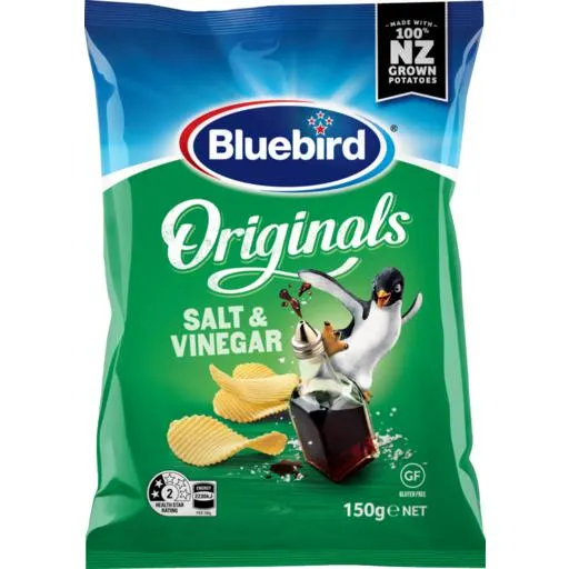 Bluebird Potato Chips Original Salt & Vinegar