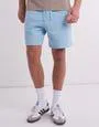 Organic Track Shorts in Sky Blue