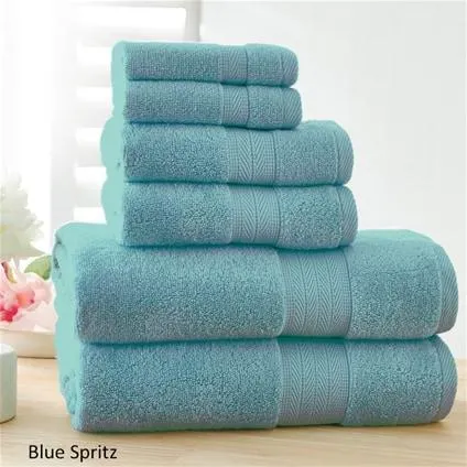 Bondi Zero Twist 6pc Towel Set