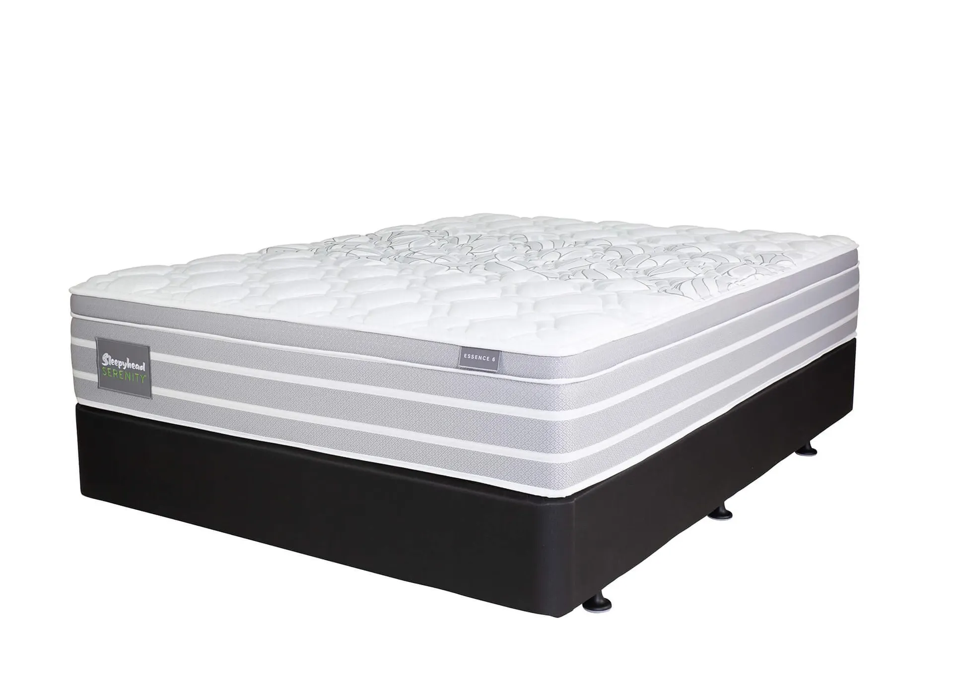 Serenity Essence 6 Queen Mattress & Base - Mattress & Base