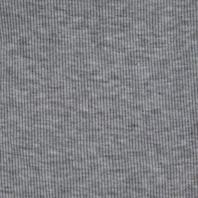 Ribbing Fabric, Light Grey- Width 60cm