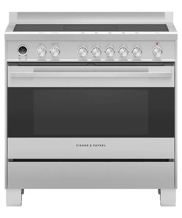 Freestanding Cooker, Induction, 90cm, 5 Zones with SmartZone, Self-cleaning