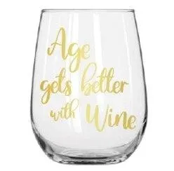 Stemless Wine Glass Age Gets Better