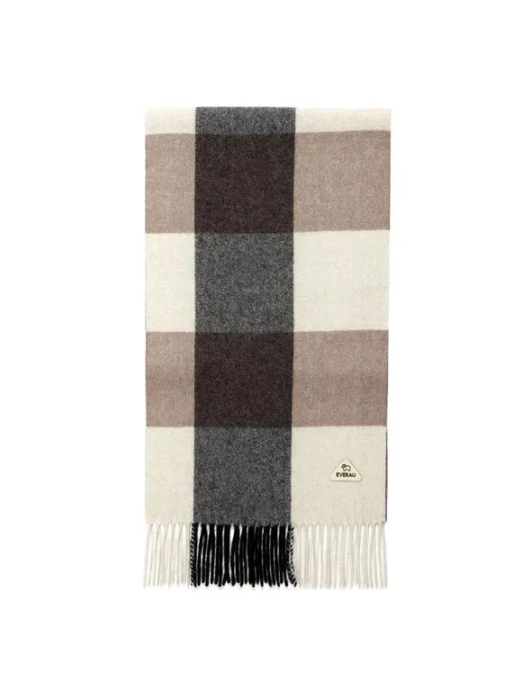 EVERAU Tartan Wool Scarf Clothes Scarfs with Gift Box