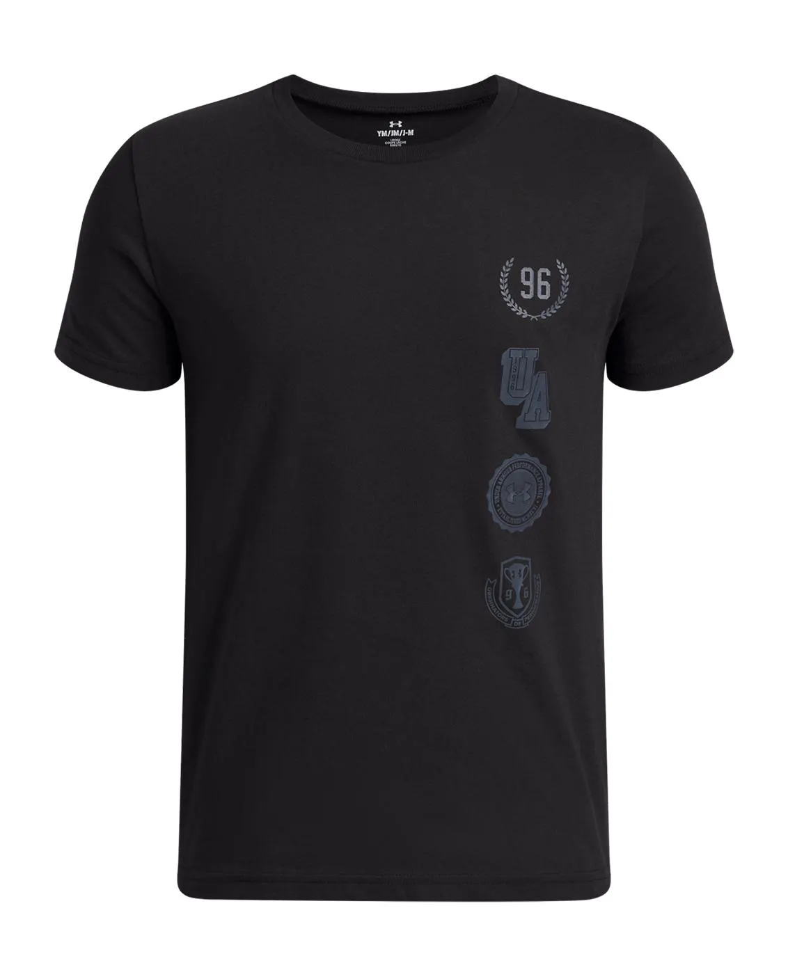 UA College Crest Logo Boys' Short Sleeve