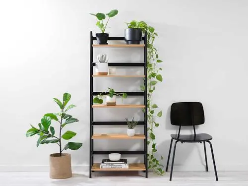 Porto Five Shelves - Black