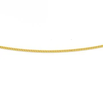 9ct, 45cm Diamond Cut Curb Chain