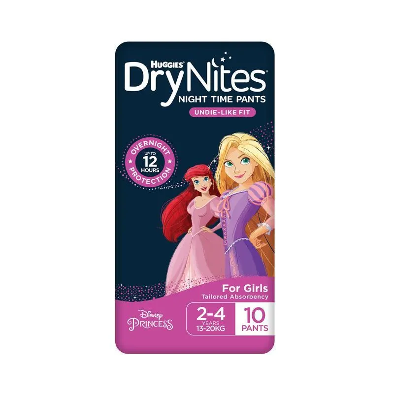 Huggies DryNites Small for Girls 10s