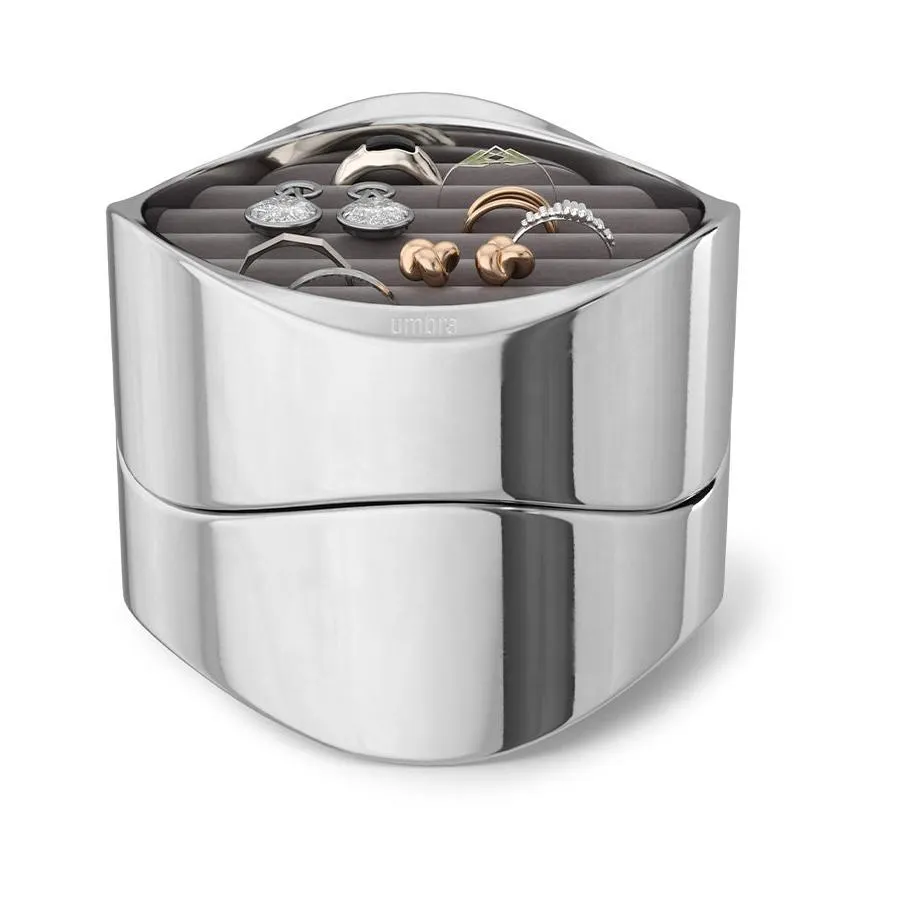Umbra Wavy Jewellery Organiser Chrome