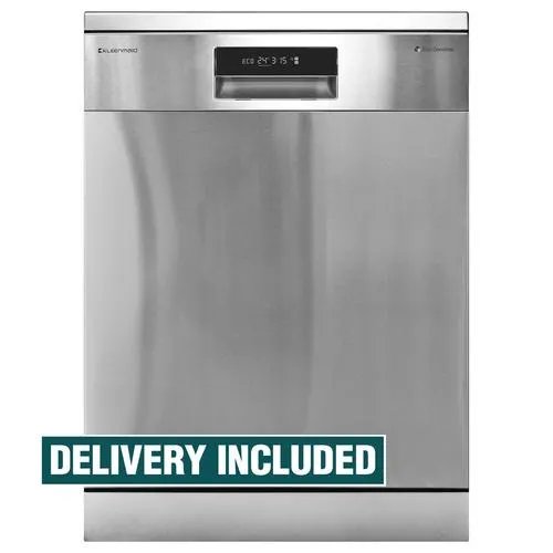 Kleenmaid 60cm Freestanding Stainless Steel Dishwasher WELS 5 Star 11.8L/W
