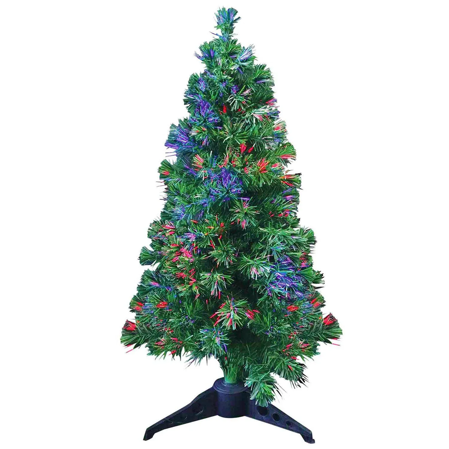 Fibre Optic Christmas Tree 120cm 130 Tip Multi-colour